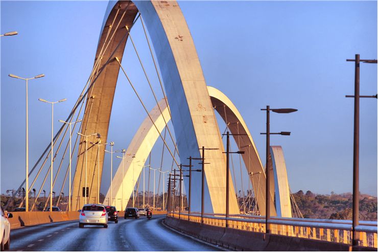 Picture Of Brasilia Bridge In Brasil