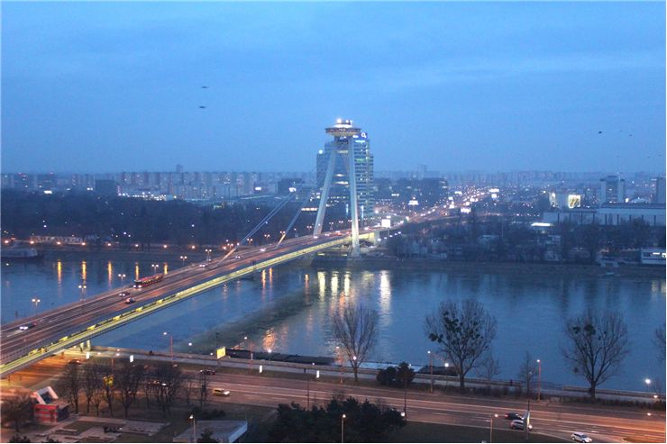 Picture Of Bridge In Bratislava