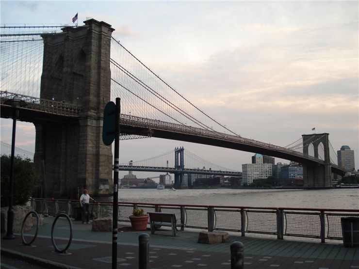 Picture Of Brooklyn Bridge From Manhattan