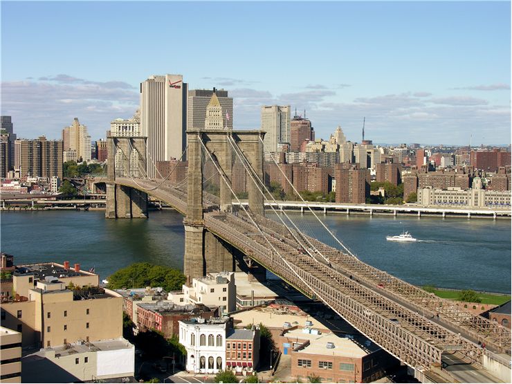 Brooklyn Bridge View From Brooklyn