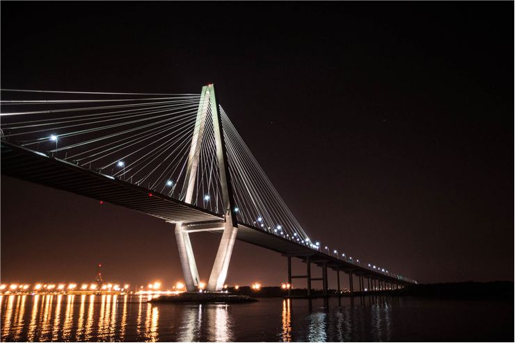 Picture Of Cooper River Bridge In Charleston