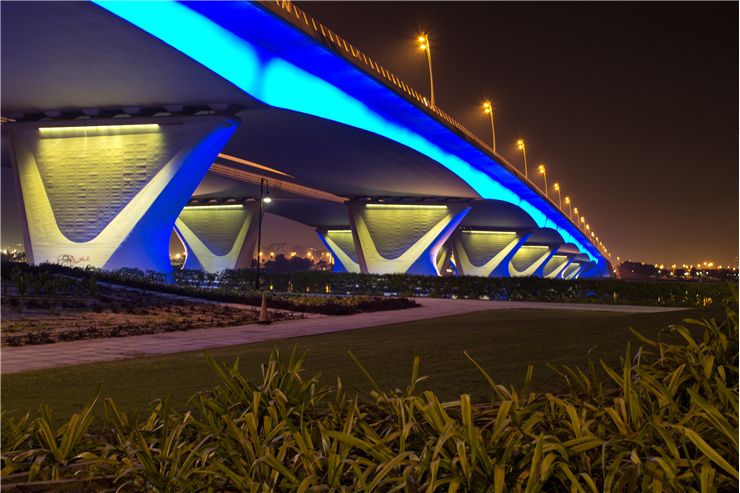 Picture Of Garhoud Bridge In Dubai