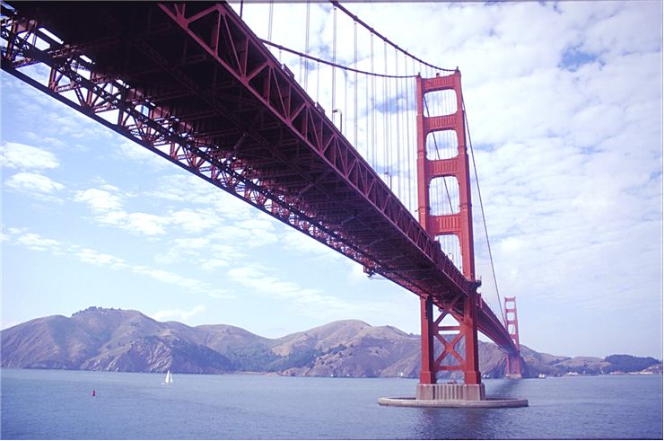 Picture Of Golden Gate Bridge And Ocean