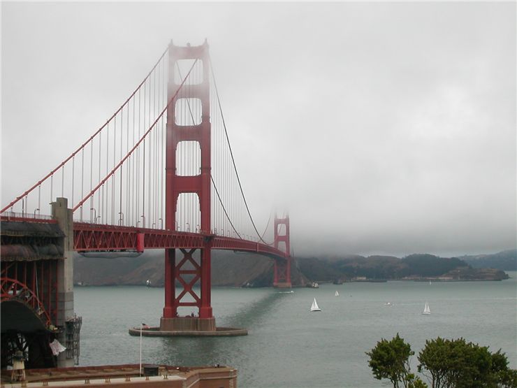 Picture Of Golden Gate Bridge Cloud Day