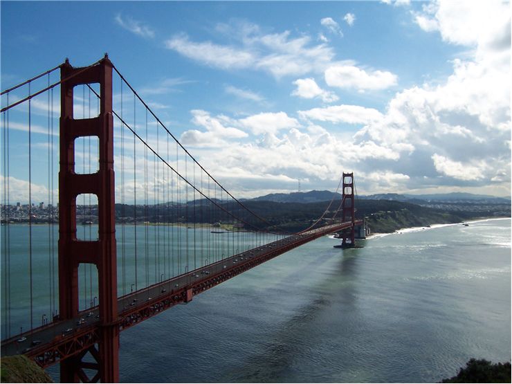 Picture Of Golden Gate Bridge From North Of The Bridge