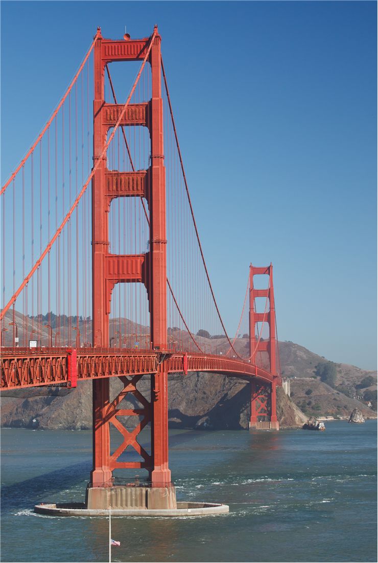 Picture Of Golden Gate Bridge Suspension Bridge